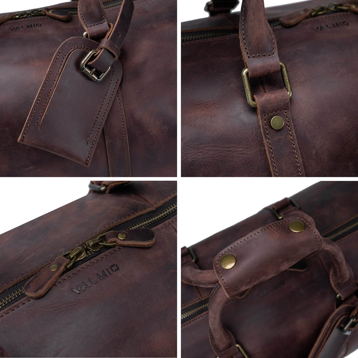 Sac de voyage en cuir Valmio Torvo